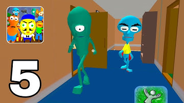 Sponge Neighbor Escape 3D New Update Gameplay Level 5