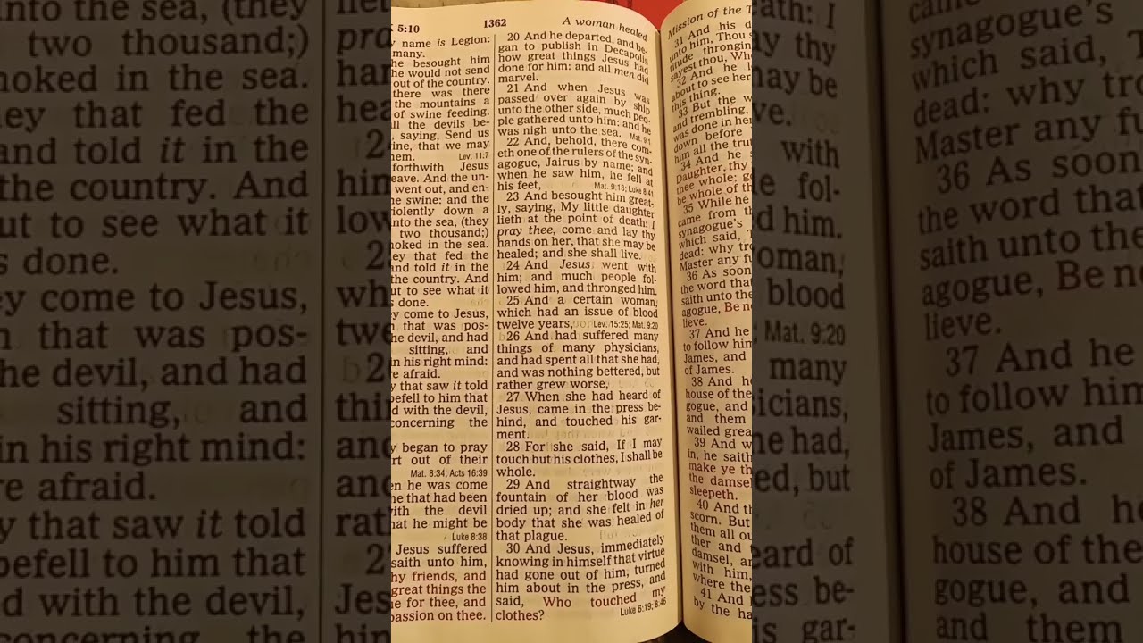  A Miracle Of Faith In Jesus Christ Mark5 Healing Mark 5 21 29