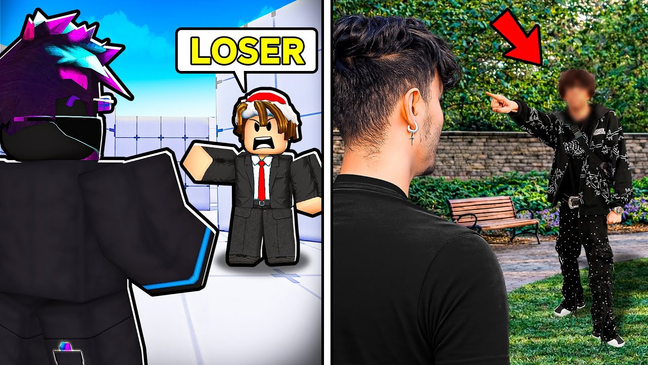 Я столкнулся лицом к лицу со своим самым большим ненавистником в реальной жизни... (Roblox Rivals)