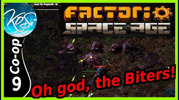 Factorio Space Age DLC MP 9 - Biter Wars (Factorio DLC, Factorio Space Age, MP)