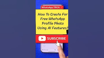 Create WhatsApp Profile Photo Using AI Features/meta ai WhatsApp how to use?#ytshorts