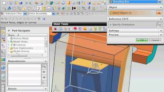 NX Mold Wizard 8.0 - Replace solid box.avi