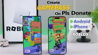 How to Create Gamepass in Pls Donate on Roblox! [To Get Robux]