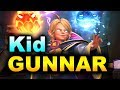 Kid INVOKER - First GAME Ever! by GUNNAR - Immortal MMR Dota 2