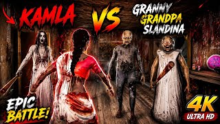 Kamla as Granny, Grandpa & Slendrina 😱 | Granny Revamp Mod Full Gameplay Escape (Hard Mode) screenshot 2