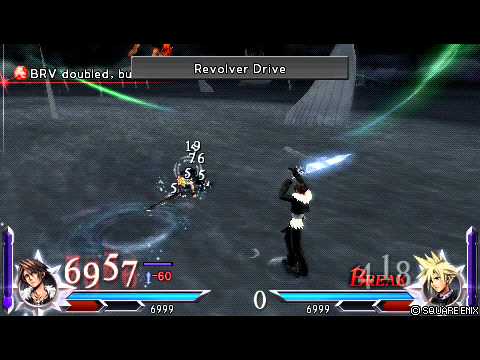 Dissidia 012: Squall [Me] vs. Cloud [My friend svang]
