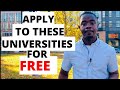 Apply For Free   Scholarships For International Students