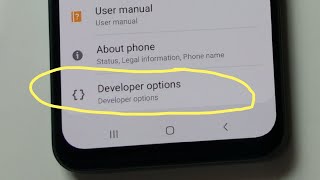 How to Enable Developer Options in Samsung Galaxy M21
