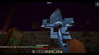 Minecraft SMP Gameplay  Part 4 ................. Killing Wither Bose.......................