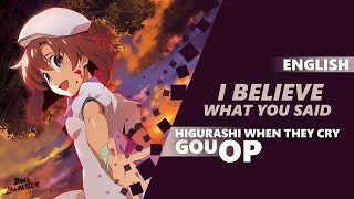 ENGLISH Higurashi When They Cry - GOU Opening - “I Believe What You Said” | Dima Lancaster Resimi