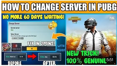 HOW TO CHANGE SERVER IN PUBG MOBILE ll 🔥HOW TO FIX SERVER LOCK IN PUBG MOBILE ll🔥 CHANGE SERVER PUBG