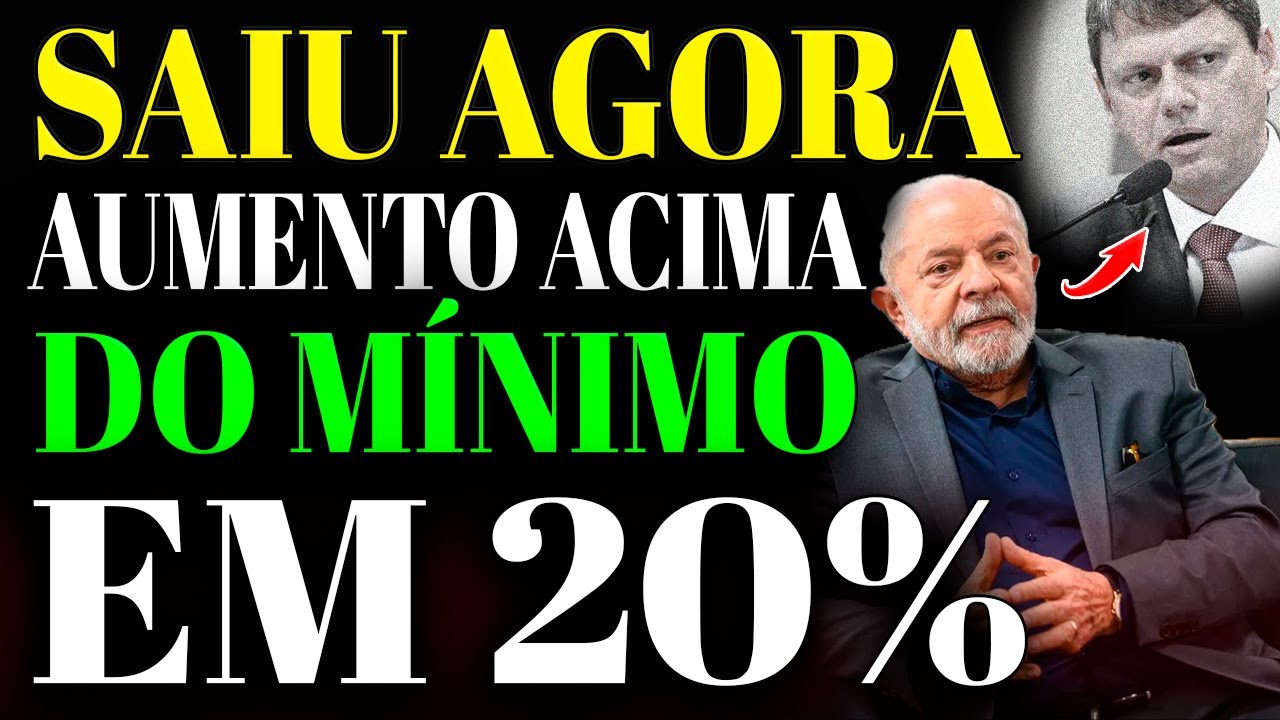 VITÓRIA, Sancionado !! Começa A Valer Aumento Acima Do Mínimo De 20% + Quem Terá Direito.