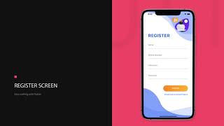 Login & Register Page UI | Flutter Dev India | Speed Code Flutter
