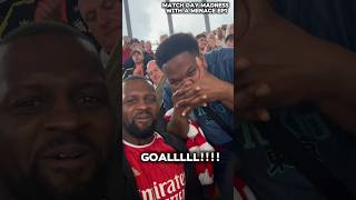 You never know what’s going to happen when the menace pulls up on match day…😈⚽️ #arsenal #aftv