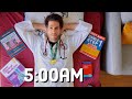 Waking up at 5am for a week (med school vlog)