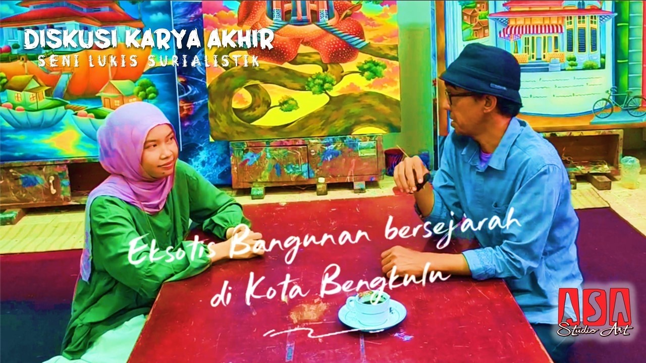 Melukis Eksotis bangunan bersejarah di bengkulu