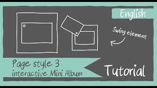 Page Style 3 TUTORIAL for interactive 6x6" and 8x8" Mini Albums