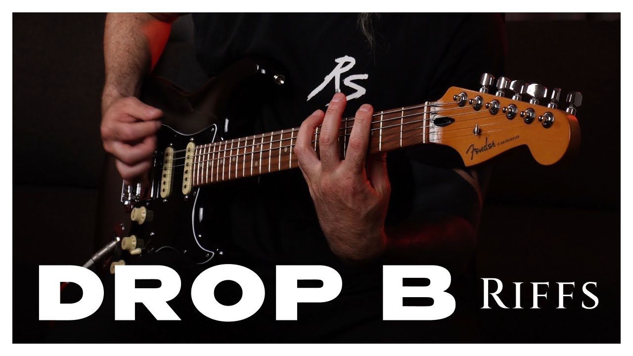 Drop B Riffs Heavy Nu-Metal Stratocaster Riffs in Drop B Tuning - YouTube