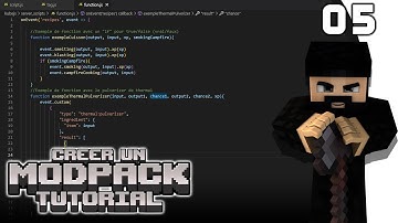 [Tutorial] Comment créer un Modpack ! #05 - Les fonctions avec les craft [FR]