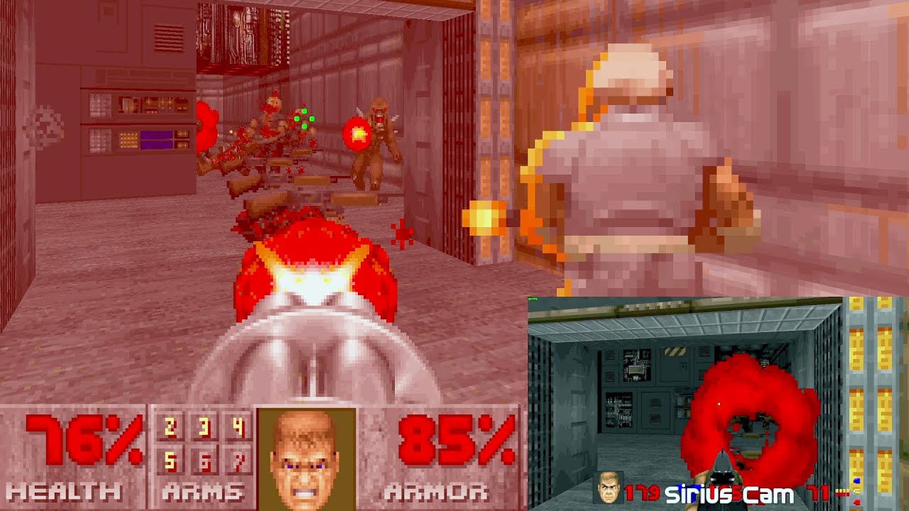 Doom+Doom2 - Ultimate Doom [E1M7] Computer Station (fast monsters ...