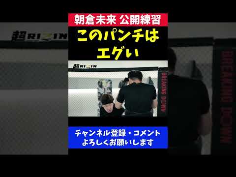 朝倉未来の強烈な一撃が当たればメイウェザーも悶絶するはず/超RIZIN