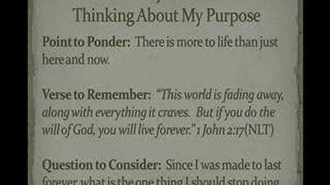 RE: The Purpose Driven Life By Rick Warren (Chapter 4)
