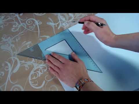 How To Make A Pattern Repeat Tile By Hand  - Cutting the Paper