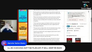 Wednesday Bible Study (Revelation Chapter 19) 10/15/25
Welcome to the Church of the Eternally Secure (C.E.S.).
Sunday meeting 5:00 PM EST
Wednesday Bible Study 9:30 PM EST
Friday Fellowship 10 PM EST
Contact us at churchoftheeternallysecure@gmail.com
Brother Luke (702) 927-1528
If you enjoy our content, please hit like, subscribe, and notifications.
UNITY IN ESSENTIALS, LIBERTY IN NON-ESSENTIALS AND CHARITY IN ALL THINGS.
OUR 3 ESSENTIAL DOCTRINES ARE DOGMAS!
1-JESUS IS ETERNAL GOD ALMIGHTY.
2-SALVATION IS NOT RECEIVED THROUGH RELIGIOUS WORKS BUT THROUGH FAITH ALONE IN CHRIST ALONE.
3- THE ETERNAL SECURITY OF THE BELIEVER. WE CAN NOT LOSE OUR SALVATION FOR ANY REASON.
WE BELIEVE:
God became a man, Jesus Christ, the Son of God.
Christ died on the cross to pay for all our sins and He was raised bodily from the dead.
Because Jesus paid for all our sins we are saved from condemnation.
Salvation and eternal life are not earned by our works but are free gifts, received by grace alone through faith alone.
Jesus will never leave us or forsake us.
We are sealed with the Holy Spirit till the day of redemption.
Our spirit, soul and body are preserved blameless unto the coming of our Lord Jesus Christ.
Our salvation and eternal life are irrevocable and we are eternally secure.
TRUISMS:
TO BE, OR NOT TO BE, THAT IS THE QUESTION SHAKESPEARE
ETERNAL LIFE OR ETERNAL DEATH.
WE WERE ALL BORN WRONG, THEREFORE, WE MUST BE BORN AGAIN.
IF YOU WERE BORN ONCE, YOU WILL DIE TWICE. IF YOU WERE BORN TWICE, YOU WILL ONLY DIE ONCE.
WHEN WE ARE BORN AGAIN, WE GET CONNECTED TO THE HOLY SPIRIT.
ARE YOU SAVED? BASED ON WHAT?
I KNOW I AM SAVED BECAUSE JESUS IS MY SAVIOR AND SAVIOR MEANS THAT JESUS IS THE ONE WHO SAVED ME.
REPEAT AFTER ME...JESUS PAID FOR ALL MY SINS
OUR FAITH MUST BE IN JESUS NOT IN OURSELVES.
OUR FAITH MUST BE IN WHAT JESUS DID, NOT IN WHAT WE DID FOR HIM.
OUR FAITH MUST BE IN JESUS PROMISES TO US NOT, IN OUR PROMISES TO HIM.
THE 3 Ps...YOU MUST BELIEVE IN THE PERSON, THE PROVISION AND THE PROMISES OF JESUS.
WE BELIEVERS ARE JUSTIFIED, DECLARED NOT GUILTY BECAUSE OUR SINS WERE PLACED ON JESUS.
WE BELIEVERS ARE SANCTIFIED, WHICH MEANS WE ARE DECLARED HOLY BECAUSE JESUS HOLINESS IS TRANSFERRED/IMPUTED TO US.
THE FIRST RESURRECTION IS THE RESURRECTION OF OUR SPIRIT. WHEN WE BELIEVE THE GOSPEL, OUR SPIRIT IS QUICKENED, BROUGHT TO LIFE.
THE NEW BIRTH AND THE INDWELLING OF THE HOLY SPIRIT IS THE EARNEST DEPOSIT GOD GIVES US WHILE WE WAIT FOR THE RESURRECTION OF OUR BODIES.
I AM A “CHRIST”ian, ONE WHO RELIES ENTIRELY ON “CHRIST” FOR SALVATION.
I TRUST JESUS TO GET ME TO HEAVEN. THERE IS NO OTHER WAY. I am GUARANTEED to go to heaven and it is IMPOSSIBLE for me to go into the lake of fire.
ITS NOT THE MEASURE OF FAITH BUT THE OBJECT OF FAITH THAT SAVES AND JESUS IS THE OBJECT OF MY FAITH.
REPENT SIMPLY MEANS TO CHANGE YOUR MIND AND BELIEVE THE GOSPEL; THE GOOD NEWS THAT WE ARE SAVED AND WE HAVE ETERNAL LIFE.
THE GOSPEL IS THE GIFT AND GUARANTEE OF ETERNAL LIFE.
THE GOSPEL IS SALVATION NOT PROBATION.
THE GOSPEL IS BELIEVE NOT BEHAVE. BEHAVIOR IS NOT THE SAVIOR.
SALVATION IS NOT A SIN ISSUE IT IS A SON ISSUE. WHAT WILL YOU DO WITH THE SON OF GOD?
SALVATION IS RECEIVED NOT ACHIEVED AND WHEN YOU BELIEVE IT, YOU RECEIVE IT.
EVERY BELIEVER GETS 5 GIFTS; GRACE, THE HOLY SPIRIT, SALVATION, RIGHTEOUSNESS and ETERNAL LIFE.
WOULD YOU TAKE A PILL TO RECEIVE ETERNAL LIFE? THEN TAKE THE GOS-PILL BIBLE JIM WEBER
RELIGION SAYS DO BUT JESUS SAYS DONE.
IF YOU THINK GOOD WORKS ARE REQUIRED FOR OUR SALVATION, THEN SHOW ME YOUR RESUME OF GOOD WORKS.
NO WORKS ARE REQUIRED TO GET SAVED. NO WORKS ARE REQUIRED TO STAY SAVED. NO WORKS ARE REQUIRED TO PROVE WE ARE SAVED.
THERE IS A DIFFERENCE BETWEEN WHAT WE MUST DO TO BE SAVED AND WHAT WE SHOULD DO AFTER WE ARE SAVED.
WE HAVE A LICENSE TO REST BROTHER RONNIE (HOOD MINISTER).
WE MUST NOT STRUGGLE OR STRIVE TO ATTAIN SALVATION. WE MUST REST IN THE PROMISE OF SALVATION, BLESSED ASSURANCE.
TRUST JESUS and REST ASSURED OF SALVATION.
WE PRAY YOU HAVE REST, PEACE AND JOY IN OUR BLESSED ASSURANCE OF SALVATION.
STAY FOCUSED ON JESUS.
CHAT ROOM RULES: This is a live, online program but it is still “CHURCH”. All conduct should be the same as a local church meeting. BE NICE AND KIND TO EACH OTHER, ESPECIALLY WHEN WE DISAGREE. If you are rude then we will issue a warning, then a timeout, then you will be REMOVED. TROLLS and FALSE TEACHERS (those who challenge our CORE DOCTRINES) will be stopped and REMOVED immediately. If you disagree with our CORE DOCTRINES, we can arrange a time and place to discuss it. THIS IS NOT THE TIME AND PLACE. If you persist, then you will be REMOVED.
🎙️ New to streaming or looking to level up? Check out StreamYard and get $10 discount! 😍 https://streamyard.com/pal/d/5659337669476352 Wednesday Bible Study (Revelation Chapter 19) 10/15/25