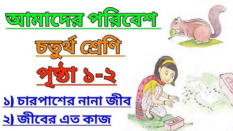 Amader Poribesh Class 4 Page 1-2 | আমাদের পরিবেশ | চতুর্থ শ্রেণি  @ClassesofPradyutSir