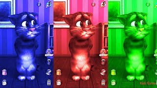 Talking Tom Cat  ✔ Chú Mèo Tôm Ham Ăn Vui Nhộn, Mèo Ăn Ớt, Chú Mèo 3 Màu Sắc ✔ My Talking Tom 2018 screenshot 3