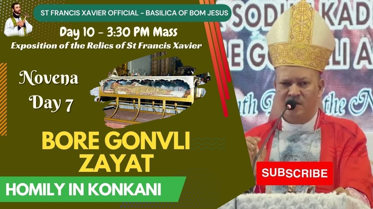 Bore Gonvli Zayat 🙏 Homily in Konkani 🙏 30 Nov 2024 🙏 Exposition Day 10 ...