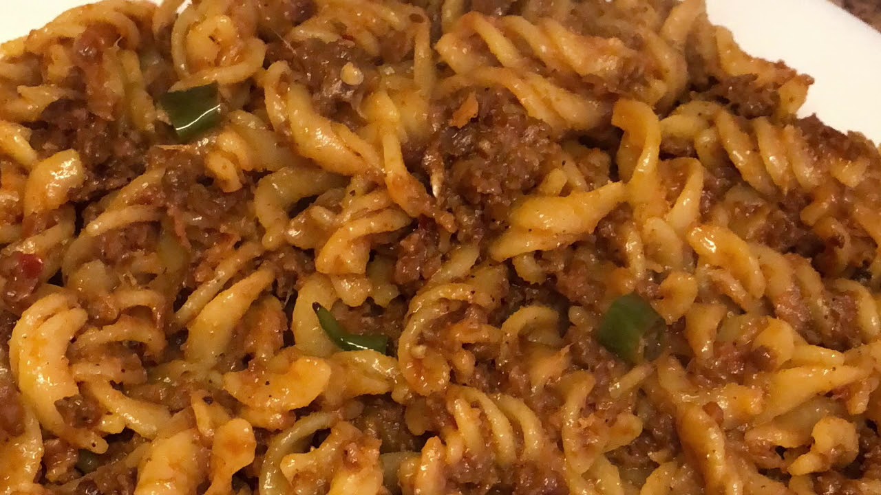 mince pasta recipe YouTube