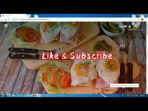 How To Make Food Ordering Website Layout By Using HTML | CSS | JAVASCRIPT | BOOTSRAP