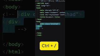 how comment code in vs code