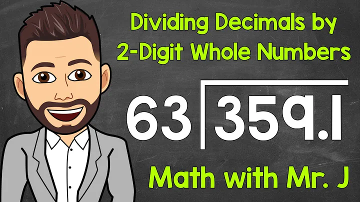 How to Divide Decimals by 2-Digit Whole Numbers | Dividing Decimals | Math with Mr. J
