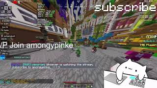 🔴LIVE🔴 Hypixel With Viewers (Private Games) /p join amongypinke_ with ​​description