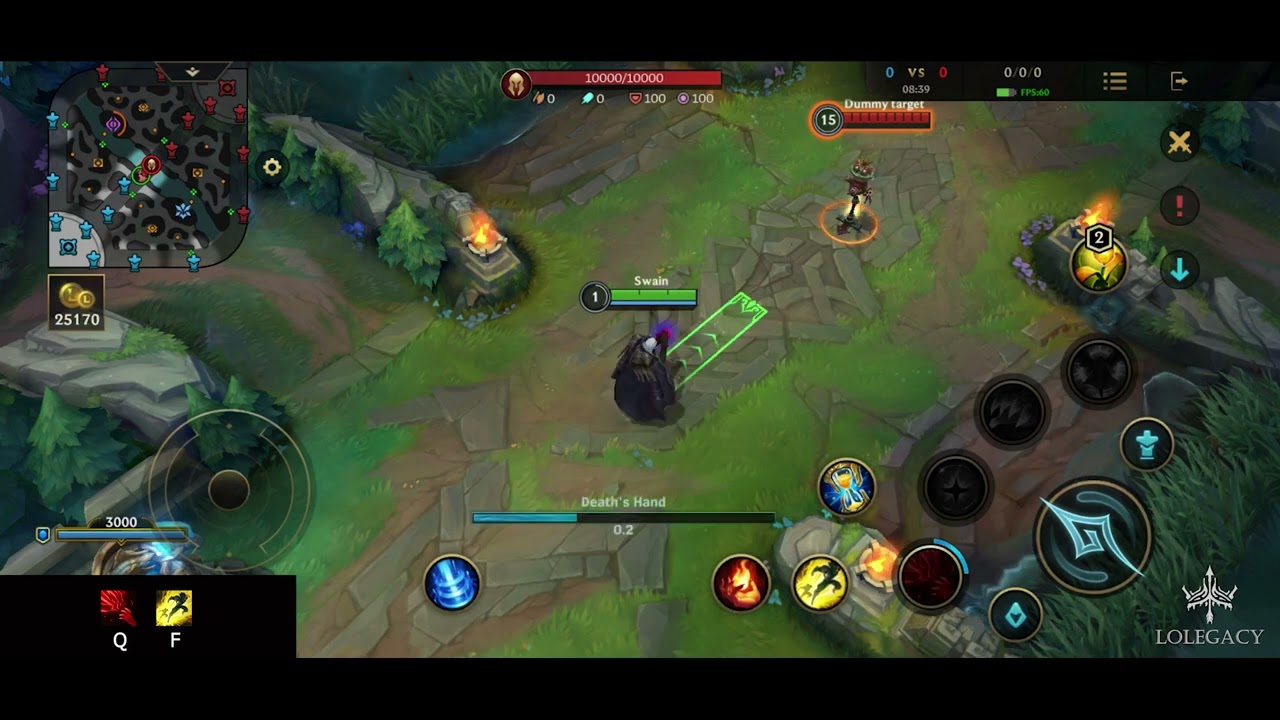 WILD RIFT - Swain Q Flash Combo