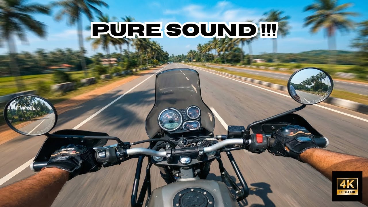 Royal Enfield Himalayan 411 | Raw onboard | Pure sound pov riding with pillion.