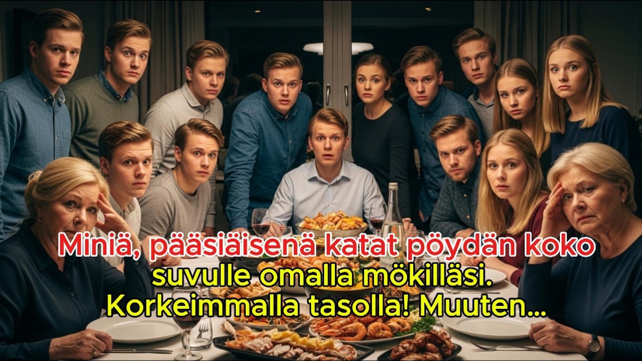 Miniä, pääsiäisenä katat pöydän koko suvulle omalla mökilläsi. Korkeimmalla tasolla! Muuten…