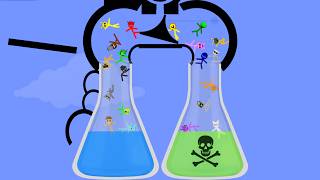 Ncredibox Sprunki Race To Survive The Poison In Algodoo Level 10.