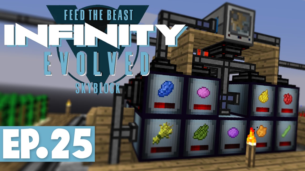 FTB INFINITY EVOLVED SKYBLOCK - CULINARY BACON POWER! #25 [Modded FTB ...