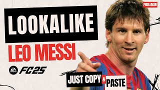 Ea Fc 25 Young Leo Messi 2009 - Pro Clubs Face Creation - Step-By-Step - Lookalike