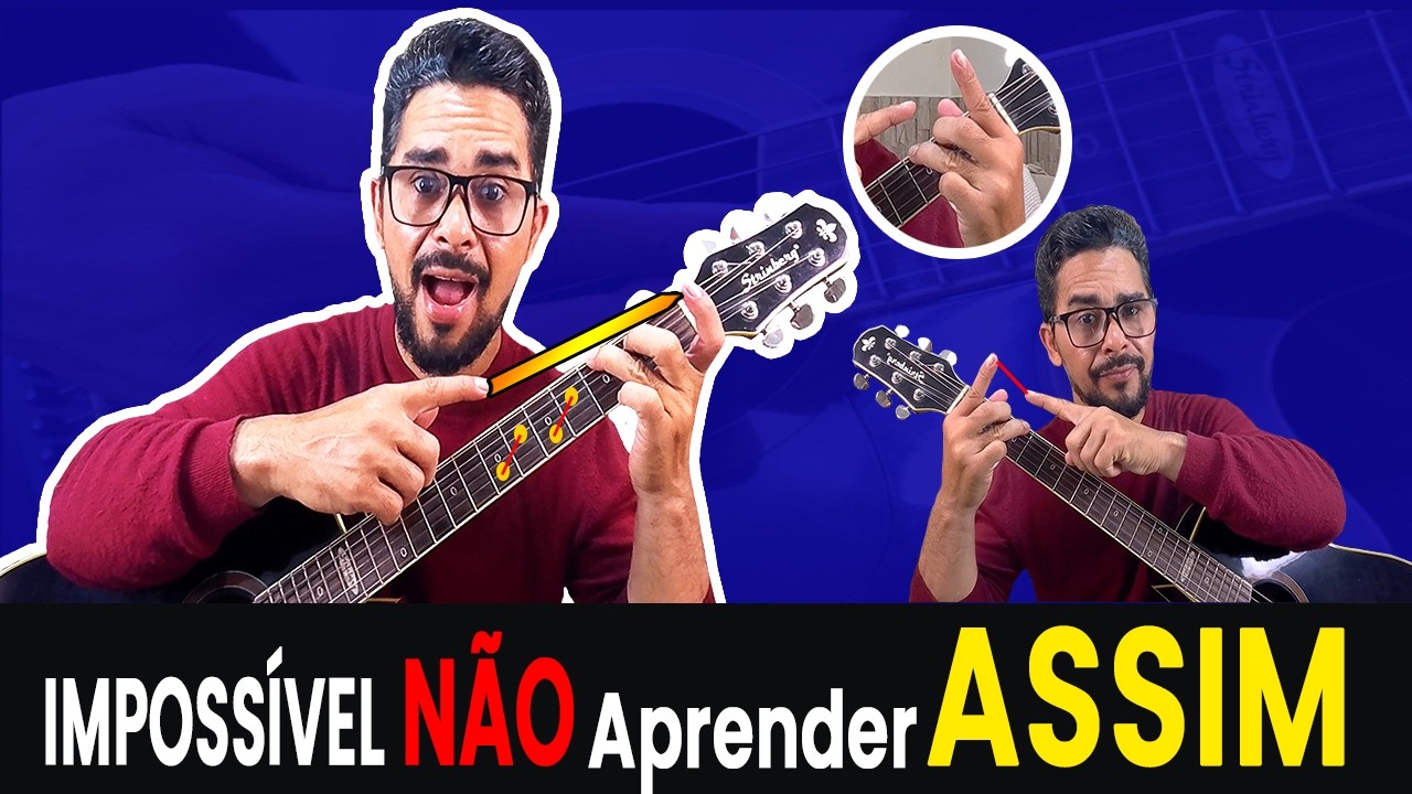 Isso Irá Destravar de Vez o Seu Modo de Tocar Violão - Passo a Passo Para Iniciantes.