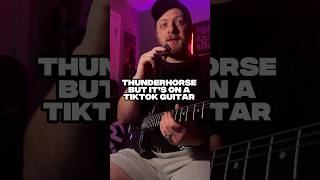 This guitar definitely handle that famous dethklok tuning! #dethklok #enya #metal #metalocalypse