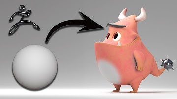 Sculpting Stylized Cute Monster in Zbrush