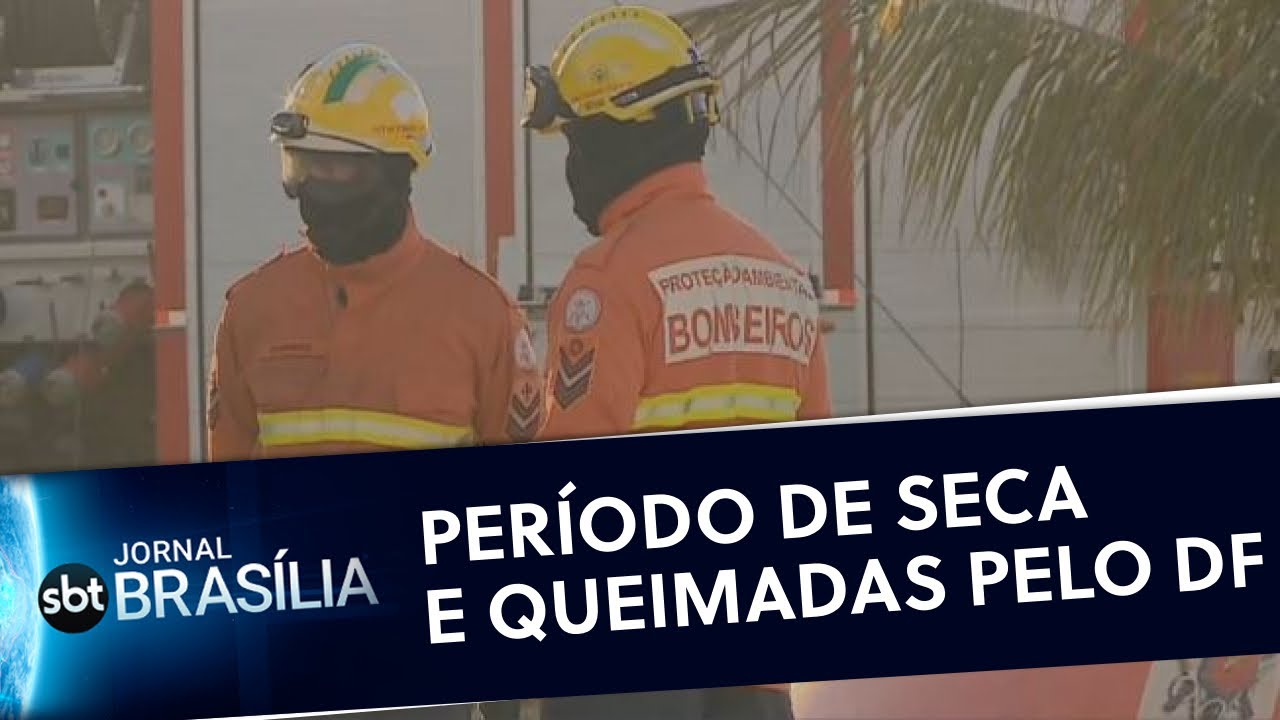 Conheça treinamento dos Bombeiros contra incêndios florestais  | Jornal SBT Brasília 25/05/2021
