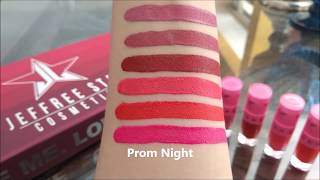 forsinke grå Udholde Jeffree Star Cosmetics Velour Liquid Lipstick Mini Red & Pink Bundle. -  YouTube