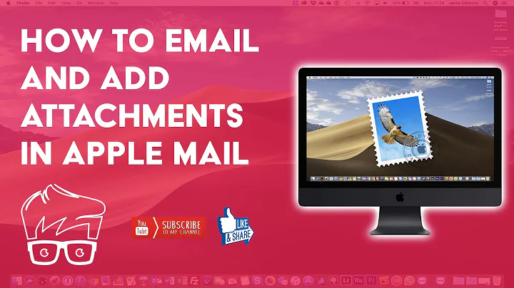 How to add attachments & files to emails in Apple Mail 2019 #TechTips with Jamie Gibbons