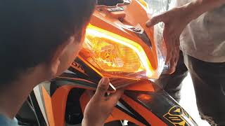 Pasang Lampu Alis VARIO NEW