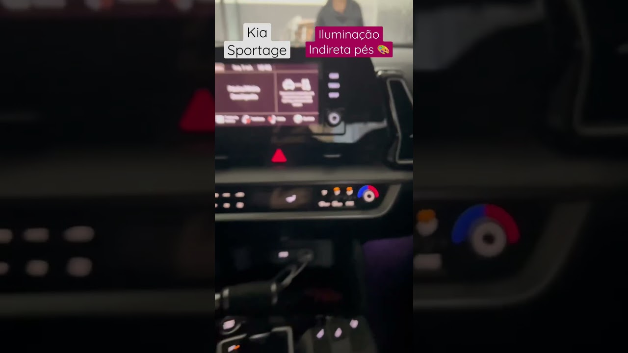 Kia Sportage 2022 - Iluminação LED RGB Pés - ArtsomAuto